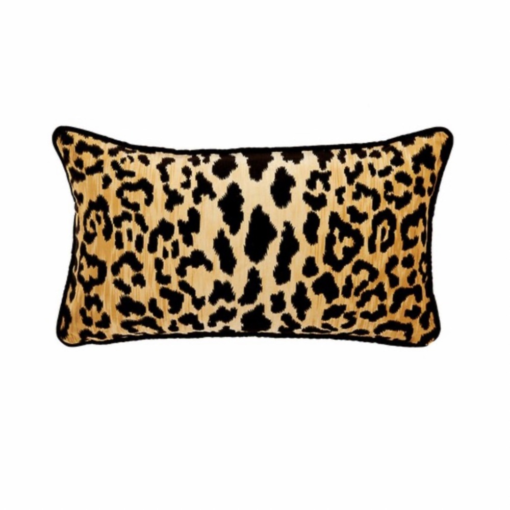 Ballard Designs Leopard Print Lumbar Pillow